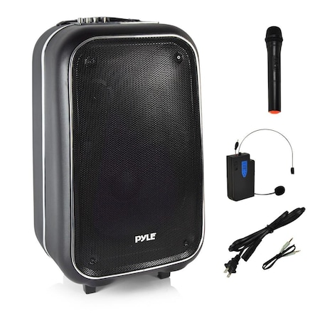 Pyle Pyle 12 Inch Full Range Portable Bluetooth Karaoke Loudspeaker, Rechargeable Battery with FM PWMA1225BT