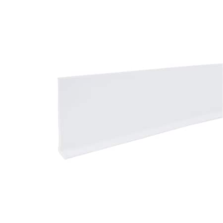 Zoro Select 2Rrx3 Wall Base Molding, Pvc Vinyl, White, 720