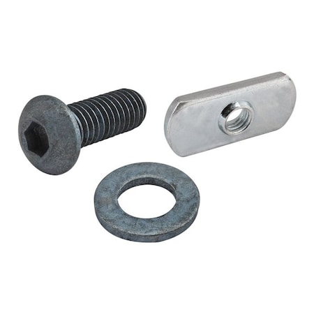 80/20 T-SlotFramingSystemFastener, Zinc-Plated 75-3480