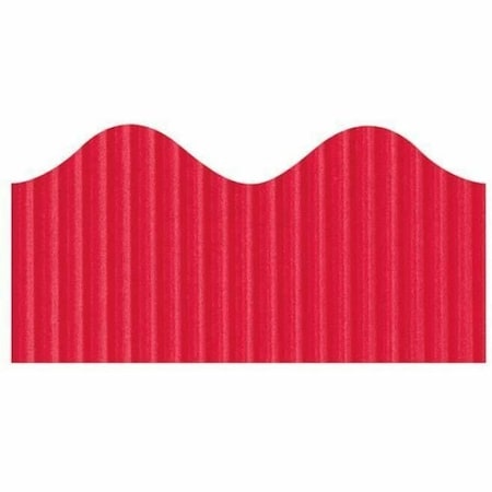 Pacon Corporation Pacon Bordette Decorative Border, 2 1/4" x 50' Roll, Flame Red 37036