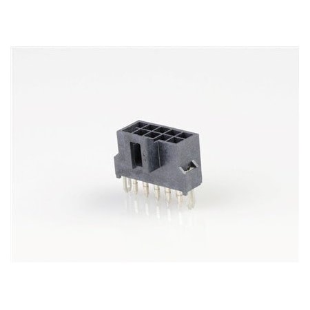 Molex BEAU NANOFIT HDR VT DLR FRK 10CKT TIN BLK T&R 105312-3510