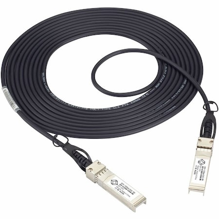 Black Box SFP+ 10-Gbps Direct Attach Cable DAC - Cisco SFP-H10GB-CU3M Compatible, Black, 3-m 9.8-ft. SFP-H10GB-CU3M-BB