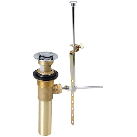 B & K Drain Assembly, Brass, Chrome 127-006