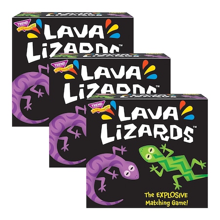 Trend Lava Lizards Three Corner Card Game, 3PK T20002