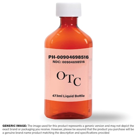 Major Pharmaceuticals Diphenhydramine HCL (Benadryl) 12.5mg/5mL Liquid Rd Cherry 473mL 00904698516