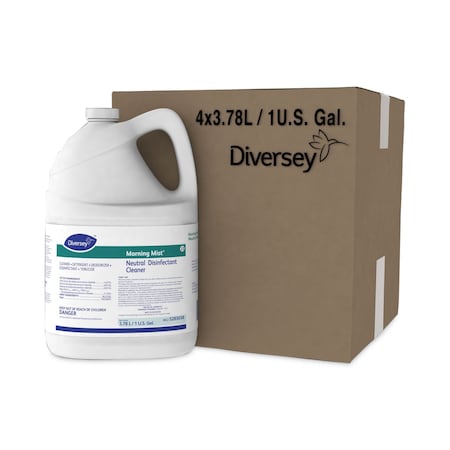 Diversey Cleaners & Detergents, Bottle, Fresh, Blue-Green, 4 PK 5283038
