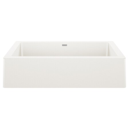 Blanco Vintera SILGRANIT 30in Single Bowl Apron-Front Farmhouse Sink - White 526541