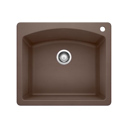 Blanco Diamond Single Bowl Dual Deck, Cafe Brown 440208