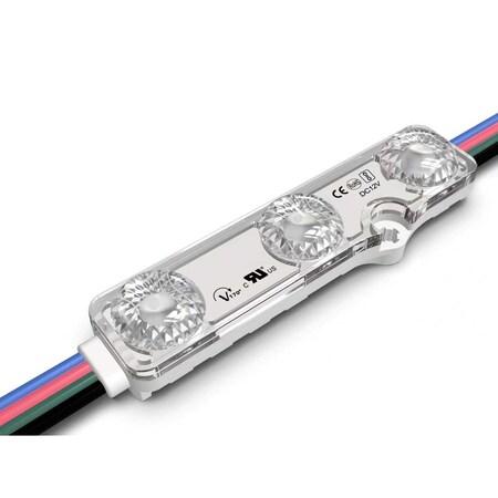 Beyond Led Technology LED Sign Module, 1 Watt/Module, RGB, 12V DC, 175 Deg Beam Angle, IP68, UL Listed, 50PK 157226