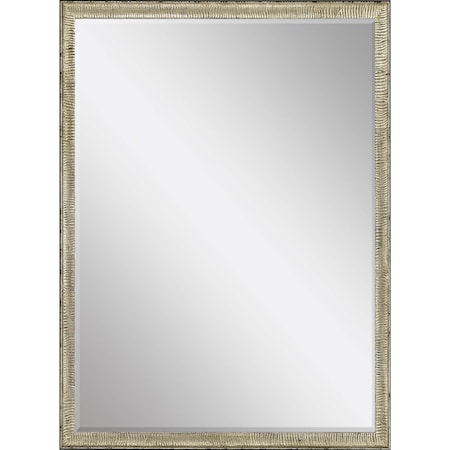 Homeroots 39" Silver Wood Accent Mirror 632786