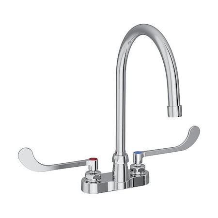 Elkay Handle-Operated Faucet, Manual, Gooseneck LK406GN08T6