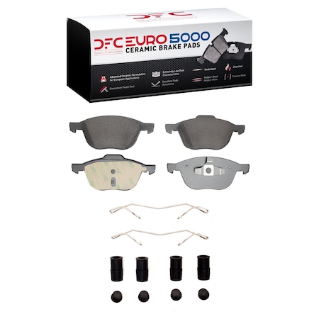 Dfc 5000 Euro Ceramic Disc Brake Pad Set,  1600-1044-01