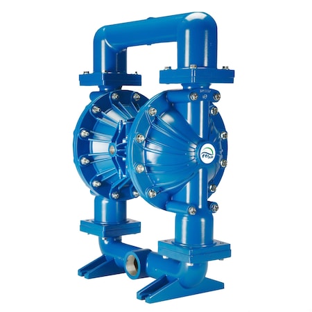 Finish Thompson Double Diaphragm Pump, Aluminum, PTF, 2 in FT20A-AA-2TAT-N2-A