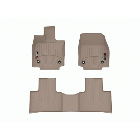 Weathertech Tan, Front and Rear Floorliners 451795-1-2