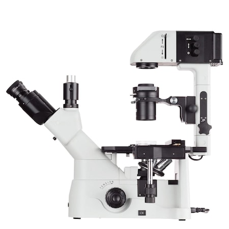 Amscope IN480 Inverted Infinity-Corrected Phase-Contrast Trinocular Compound Microscope 40X-1200X w/Kohler IN480TB