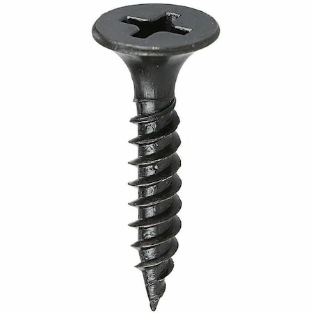 Dottie Drywall Screw, #6 x 1-5/8 in, Carbon Steel, Flat Head Phillips Drive, 400 PK DWT6158