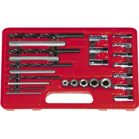 Astro Pneumatic AST9447 26 Piece Screw Extractor / Drill & Guide Set AST9447