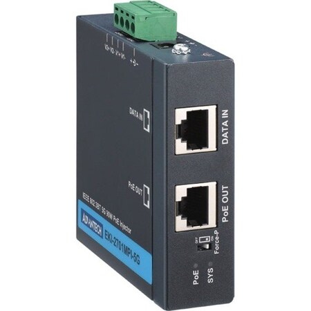 Advantech PoE injector 802.3bt-5G W/ PSU EKI-2701MPI-5GPS-A