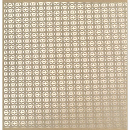 M-D Building Products Decorative Metal Sheet, 36 in W, 24 in L, Aluminum, Albras 57125