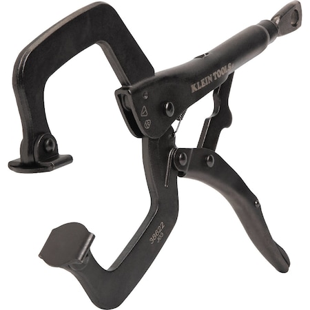 Klein Tools Locking Pliers, C-Clamp, Swivel Jaws, 11 38622