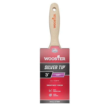 Wooster 3in Silver Tip Varnish Brush 52223 071497155412