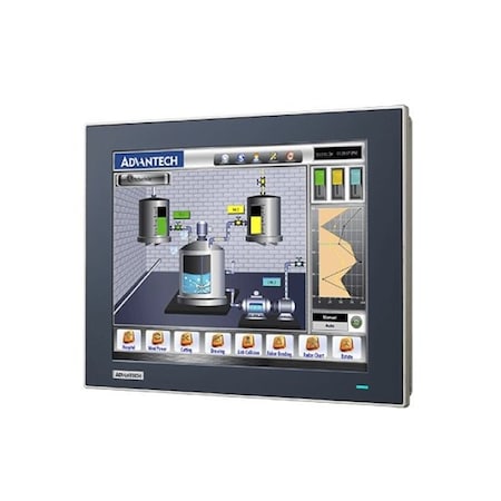 Advantech 12in XGA TFT LED LCD Thin-Client Terminal with Intel Atom Processor fo TPC-125H-E3BE