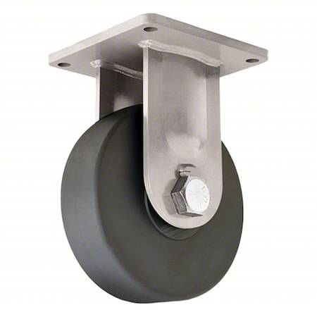 Hamilton Plate Caster, Rigid, Nylon, 17 1/8"H R-ZFMD-13NYB
