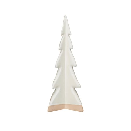 Creative Co-Op Cream Tree Table Decor 11 in. XS6274