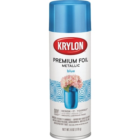 Krylon 8 Oz. Premium Foil Metallic Blue Spray Paint K01082000