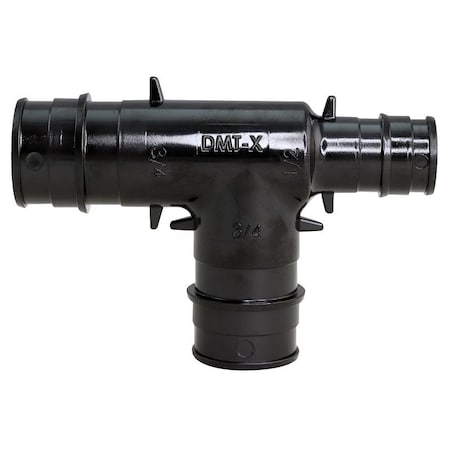 Apollo Reducing Tee, 3/4 x 1/2 x 3/4 in, PEX, Poly Alloy, 200 psi Pressure EPXPAT341234