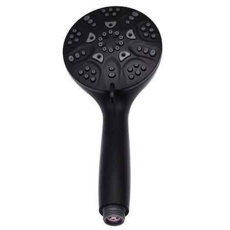 Westbrass 6-Function Adjustable Spray Hand Shower in Matte Black HS6700-62