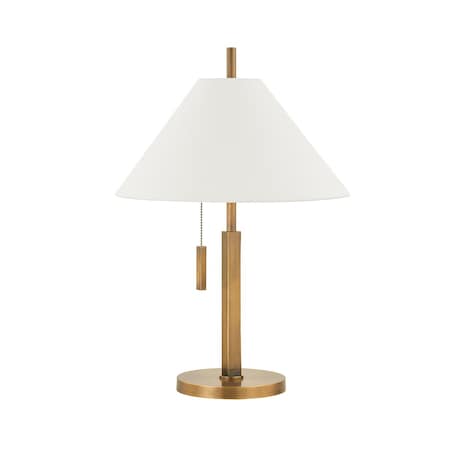 Troy Lighting Colin King X Clic 1 Light Table Lamp 15 In. Patina Brass PTL5722-PBR