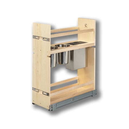 Century Components Cascade Series Base Cabinet Organizer, 5.375 in. W Baltic Birch CASKBI50PF