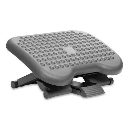 Mind Reader Comfy Footrest, 18w x 13.4d x 4.3h, Black FTREST-BLK