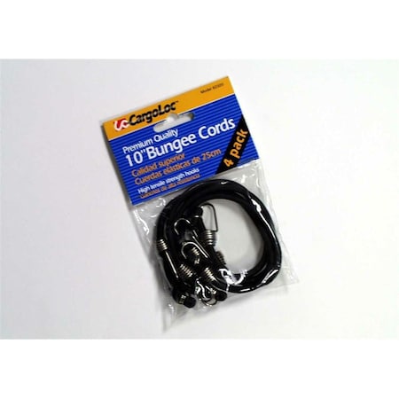 Gourmetgalley 10 in. Mini Bungee Cords - 4 Piece GO3305222