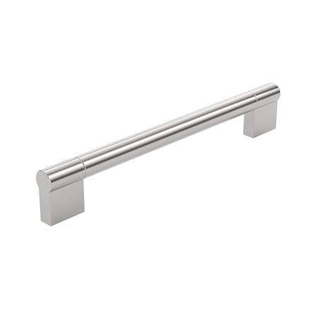Richelieu Avellino Collection 7 3/32 in (180 mm) Center-to-Center Brushed Nickel Contemporary Cabinet Pull BP527180195
