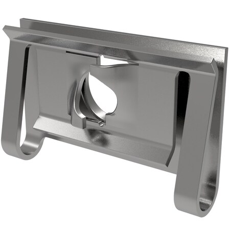 Southco Fast Lead Receptacle, Small Size, Clip-on, Steel, Zinc Plate, Bright chromate 09-43-101-11