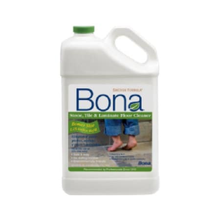 Bona Hard-Surface Floor Cleaner Refill, 128 oz Bottle, Liquid, Mild, Green WM700018172