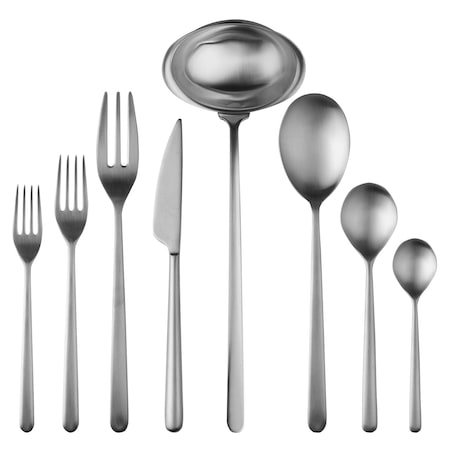 Mepra Linea Flatware Set - 43 Pieces - Ice 104722043