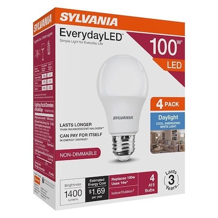 Sylvania BULB LED A19 DAYLIGHT 100W 42019