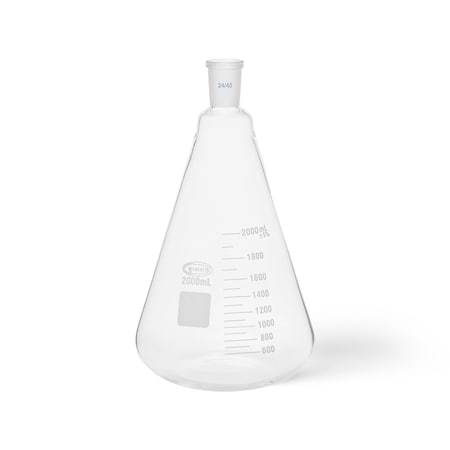 United Scientific Erlenmeyer Flasks, With Joint, 2000 mL, Joint Size 24/40 UNJTERFL2000