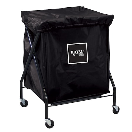 Royal Basket Trucks X-Frame Hamper, 150 lb Capac., 26" L G08-KKX-XAA-3ONN