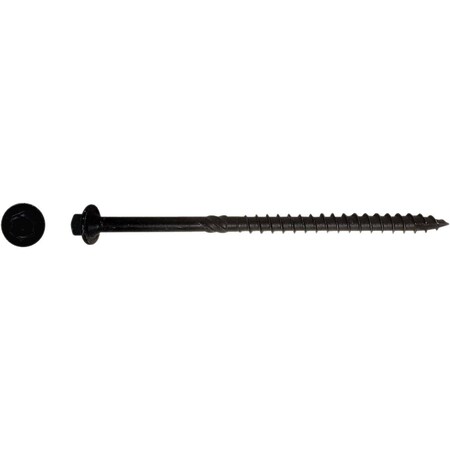 Big Timber No, 17 x 6'' Hex Head Black Structure Screw, 25 Ct. BL176-25