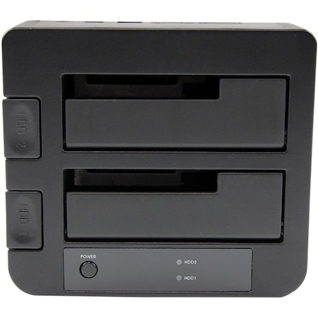 Startech.Com DUAL-BAY HARD DRIVE DOCK FOR 2.5 / 3.5 SATA DRIVES;  SATA I/II/III HDD/SSD; ESAT SDOCK2U33EB