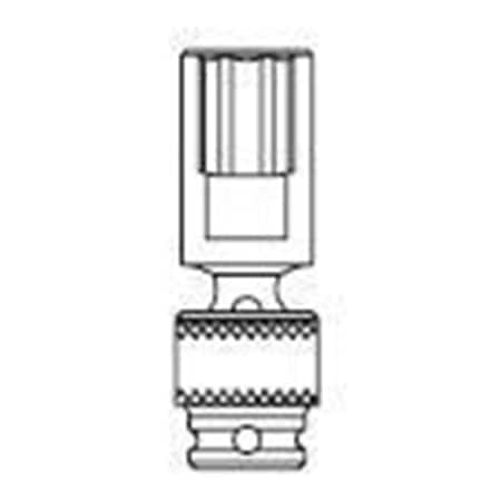 Cool Kitchen 1/2 Inch Drive 6 Point Deep Universal Impact Socket - 22mm CO62458