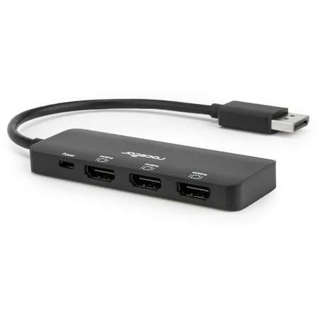 Rocstor DISPLAYPORT 1.4 TO TRIPPLE HDMI 4K ADAPTER WITH MST - DP 1.4 TO 3X HDMI 4K - DUA Y10A314-B1