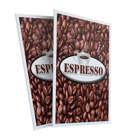 Signmission Espresso, Plastic Signs Only 24 Inch x 36 Inch, Corrugated Plastic, 2PK CSB-2436-2PACK-Espresso