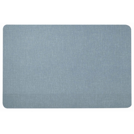 Aarco Fabric Covered Tackable Board Radius Model 48" x 72" Grey Mix RDF4872012
