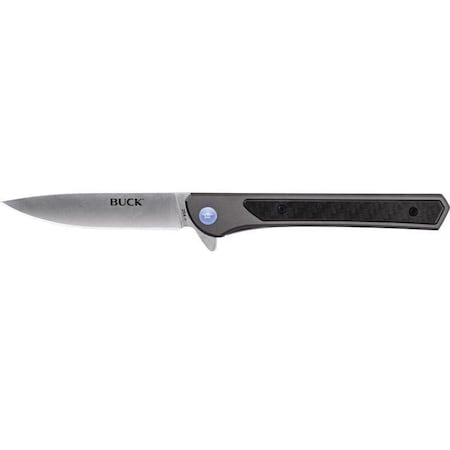 Buck Knives Cavalier Gray 7Cr Stainless Steel > 6 in. Folding Knife 13245