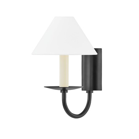 Mitzi Lenore 1 Light Wall Sconce 18.25 In. Soft Black H464101-SBK